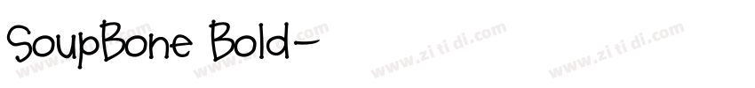 SoupBone Bold字体转换